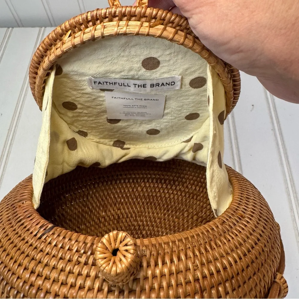 Faithfull the Brand OLA Wicker Bag 100‎ %  Atte Reed Crossbody